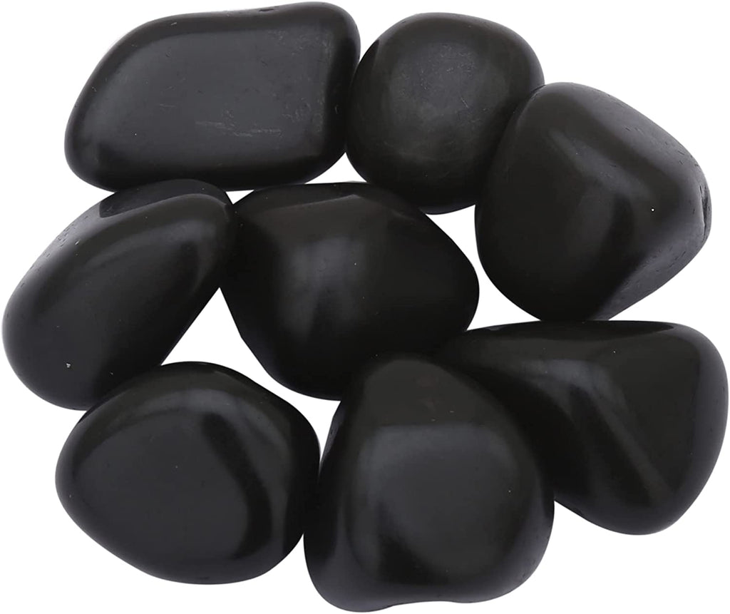 Real Crystals and Healing Stones - Healing Crystals for Beginners- Healing Stones Tumbled Crystals for Witchcraft (3, Black Onyx)
