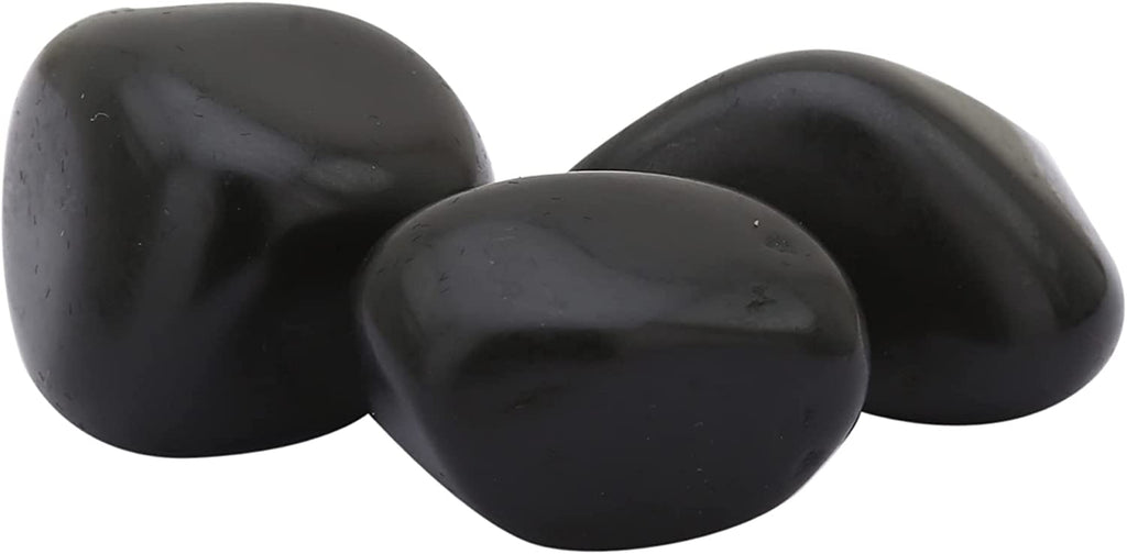 Real Crystals and Healing Stones - Healing Crystals for Beginners- Healing Stones Tumbled Crystals for Witchcraft (3, Black Onyx)