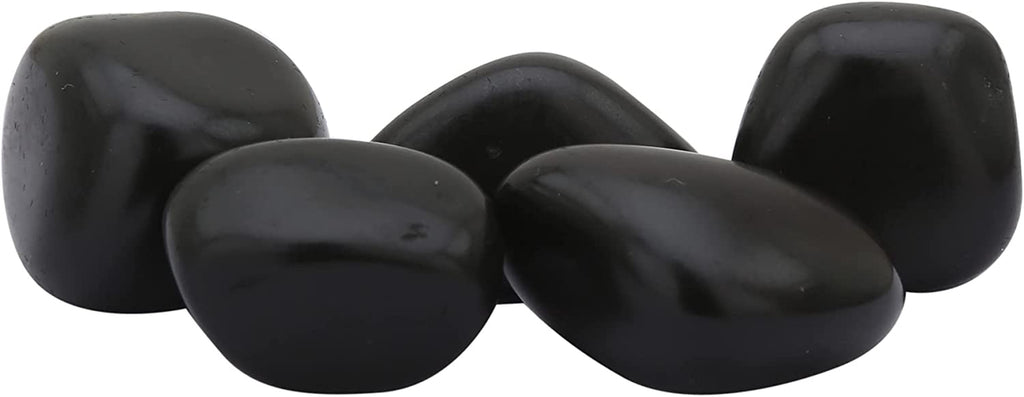 Real Crystals and Healing Stones - Healing Crystals for Beginners- Healing Stones Tumbled Crystals for Witchcraft (3, Black Onyx)