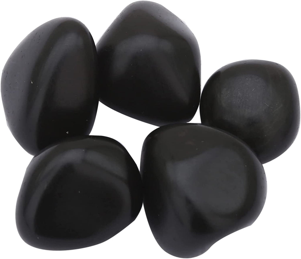 Real Crystals and Healing Stones - Healing Crystals for Beginners- Healing Stones Tumbled Crystals for Witchcraft (3, Black Onyx)