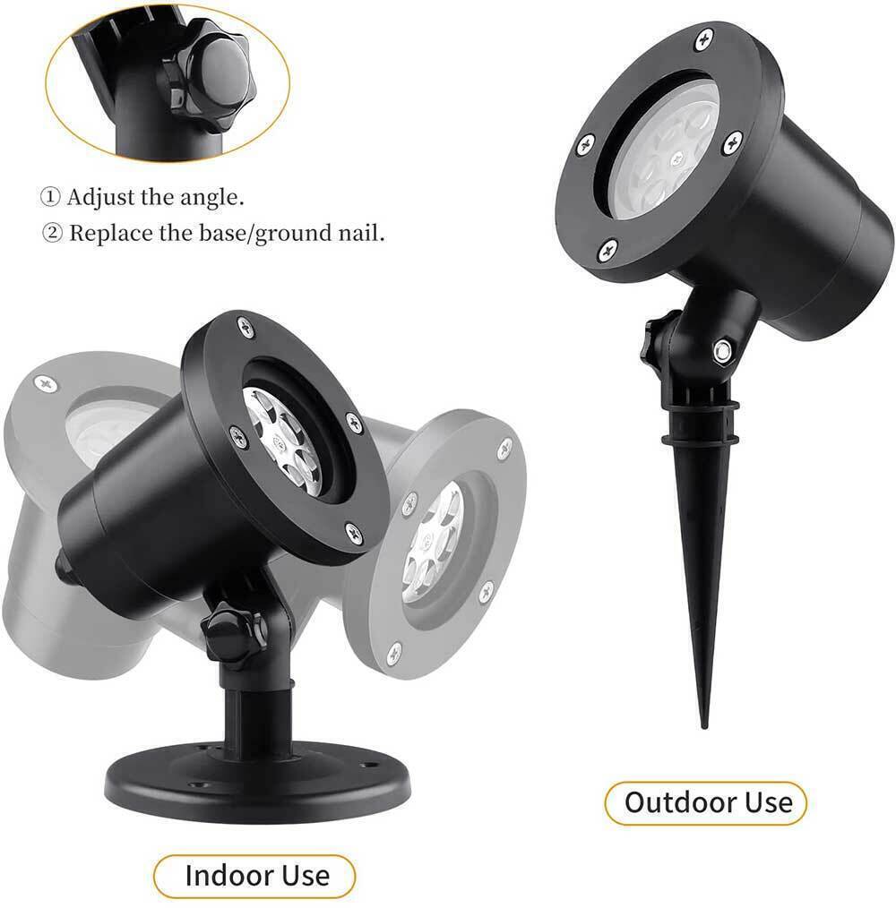 Proyector Navideño LED de 48 Patrones – Iluminación Exterior Premium | Envío Rápido desde USA