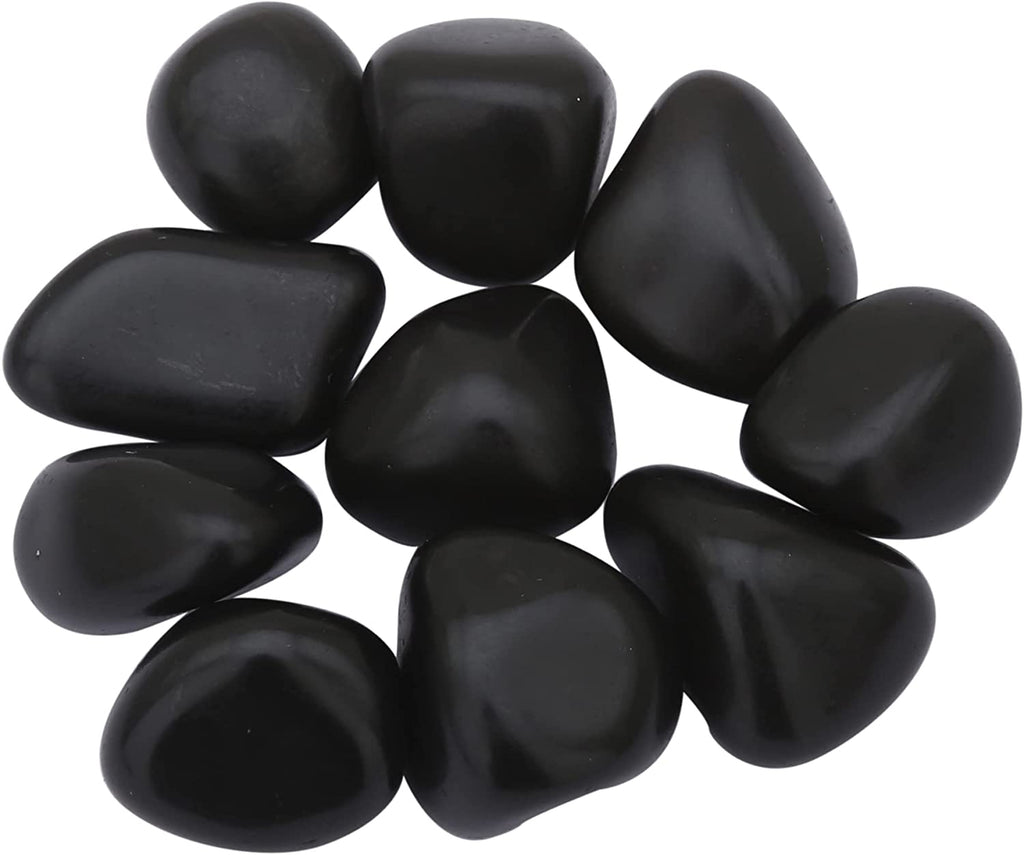 Real Crystals and Healing Stones - Healing Crystals for Beginners- Healing Stones Tumbled Crystals for Witchcraft (3, Black Onyx)
