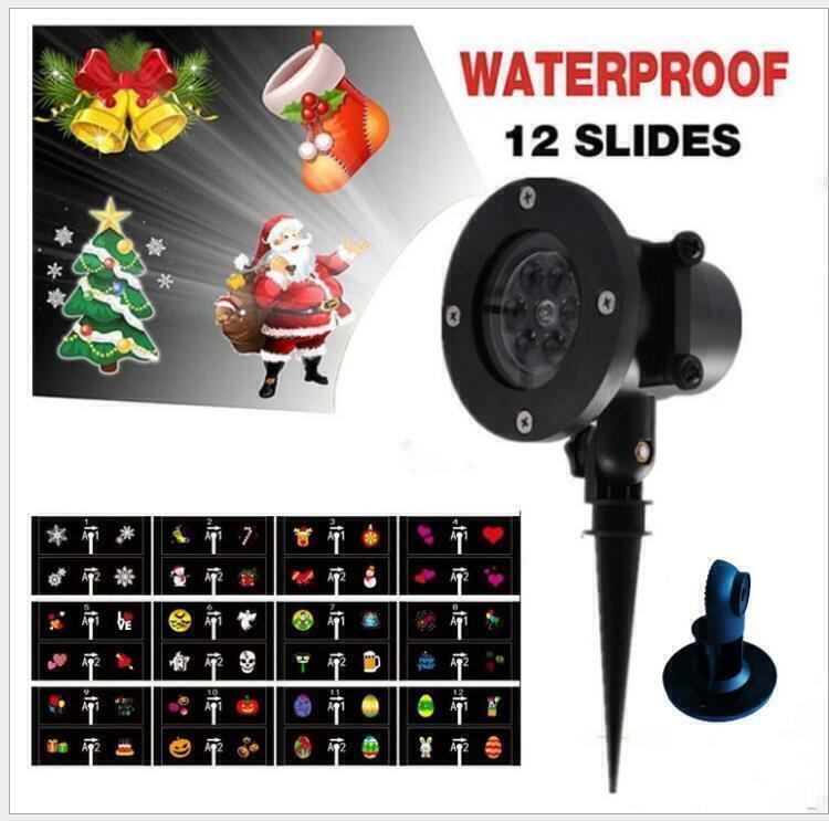 Proyector Navideño LED de 48 Patrones – Iluminación Exterior Premium | Envío Rápido desde USA